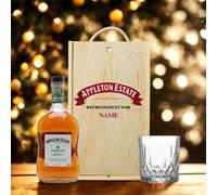 Personalised Appleton Estate Signature Jamaican Rum with Glass in Wooden Box Gift Set | Beer Hunter