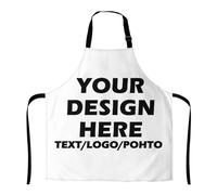 Personalised Apron For Women&Men - Design Your Own Kitchen Apron Add Your Text/Image/Photo, Custom Apron With Pockets, Personalised Aprons Birthday Or Housewarming Gift For Chef
