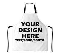Personalised Apron For Women&Men - Design Your Own Kitchen Apron Add Your Text/Image/Photo, Custom Apron With Pockets, Personalised Aprons Birthday Or Housewarming Gift For Chef