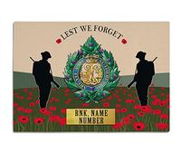 Personalised Argyll and Sutherland Highlanders Chopping Board Military Worktop Saver Gift VPCH02