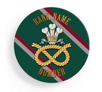 Personalised Army Coaster The Staffordshire Regiment British Military Round Drink Mat Veteran Grandad Retirement Present Dad Birthday TRC44