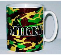 Personalised Army Woodland Camoflage Ceramic Mug Great Camo DPM Gift