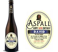 Personalised Aspall Cider Wine Bottle Label for Birthday Christmas Any Occasion