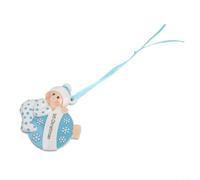 Personalised Baby 2025 Ornament Pink Resin DIY Name(blue) | DIY custom name, red resin material, 9.5x7cm size, tree decoration, new parent gift