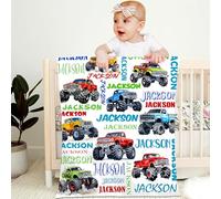 Personalised Baby Blanket with Name Custom 130x150cm Children Girl Boy Kid Throw Blanket Soft Cozy Flannel Name Blanket Animal Elephant Panda Gifts for Newborn Toddlers Adults Birthday Christmas,P