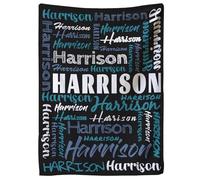 Personalised Baby Blankets,Custom Blanket,Name Blankets Personalized Kids,Personalized Blankets for adults,Throw Blanket for Baby Kids Adults Friends Families Gift