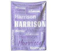 Personalised Baby Blankets,Custom Blanket,Name Blankets Personalized Kids,Personalized Blankets for adults,Throw Blanket for Baby Kids Adults Friends Families Gift