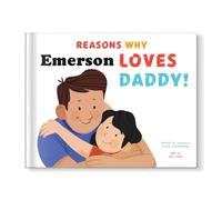 Personalised Baby Book - Reasons Why I Love Daddy from I See Me! - Softcover, 28cm x 22cm, One Child, for All Ages, A Heartfelt Keepsake Book: Perfect for New Dad & Father's Day Present