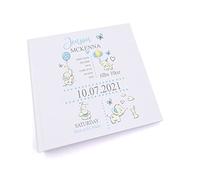 Personalised Baby Boy Elephants Design Photo Album