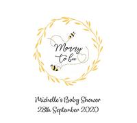 Personalised Baby Shower Mummy to Bee Poster Print A4 PO55
