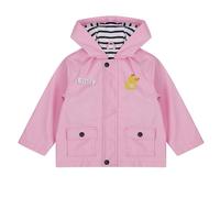 Personalised Baby Toddler Duck Rain Jacket - Waterproof Raincoat - Kids Outerwear - Cute Rain Gear - Toddler Clothing - Rainy Day Essential (as8, age, 12_months, 18_months, Pink)