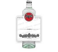 Personalised Bacardi Carta Blanca Rum Bottle With Custom Label 1L