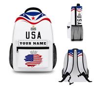 Personalised Backpack 2026 with Your Name, Personalised School Bag Rucksack for Men Women Boys Girls, Football Gifts, Starting School Gifts, Ideal for Schools Office and Travel