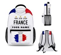 Personalised Backpack 2026 with Your Name, Personalised School Bag Rucksack for Men Women Boys Girls, Football Gifts, Starting School Gifts, Ideal for Schools Office and Travel