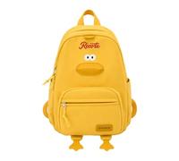 Personalised Backpack for Kids,Custom School Bag With Embroidered Name/Text, Cute Cartoon School Bag for Toddlers, Nursery, Preschool (Yellow)