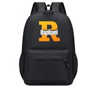 Personalised Backpack with Initial & Name, Custom Children's Backpack for Boys & Girls, 25L Capacity Large School Bags Water Resistant, Lightweight Rucksack, Casual Daypack College Secondary (Black)
