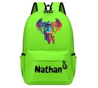 Personalised Backpack with Name and Pattern, Custom Children's Backpacks for Boys & Girls, 25L Capacity Large School Bag Water Resistant, Lightweight Rucksack, Casual Daypack College Secondary