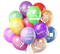Personalised Balloons with Logo and Text, Custom Balloon with Your Own Design for Merry Christmas Party Decorations, Birthday Party, Wedding,Graduation, Halloween, Company Celebration (Style 10)