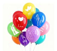 Personalised Balloons with Logo and Text, Customise your Balloon with Logo and Unique Design, Ideal for Weddings, Birthdays, Graduations, Christmas, Halloween and All your Parties (Style 5)