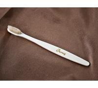 Personalised Bamboo Natural 100% Eco-Friendly Beige Engraved Toothbrush