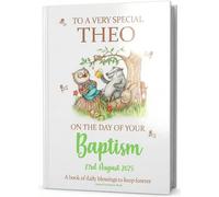 Personalised Baptism Gift Book of Daily Blessings That Make Life So Special. an Elegant Keepsake for Baby On Their Special Day.