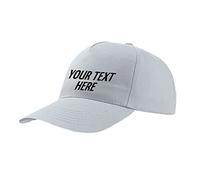 Personalised Baseball Cap | Any Text Any Image, Custom Caps for Men | Perfect for Sports Teams and Outdoor Activities Adjustable Cotton Cap | One Size Adult Unisex Cap Light Blue