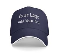 Personalised Baseball Cap | Custom Caps for Men | Perfect for Sports Teams and Outdoor Activities Adjustable Cotton Cap, Adult Unisex Cap Navy