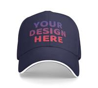 Personalised Baseball Cap | Custom Caps for Men | Perfect for Sports Teams and Outdoor Activities Adjustable Cotton Cap, Adult Unisex Cap Navy