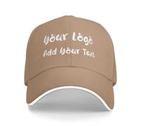 Personalised Baseball Cap | Custom Caps for Men | Perfect for Sports Teams and Outdoor Activities Adjustable Cotton Cap, Adult Unisex Cap