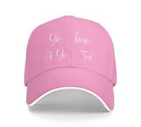 Personalised Baseball Cap | Custom Caps for Men | Perfect for Sports Teams and Outdoor Activities Adjustable Cotton Cap, Adult Unisex Cap Pink