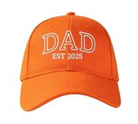 Personalised Baseball Cap Embroidered Custom Baseball Caps Unisex Adjustable Sun Protect Hat - Memory of First-Time Parents - Father-Mother's Days Novelty Gifts