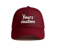 Personalised Baseball Caps with Name Text Logo, Baseball Caps for Mens with Adjustable Buckle,Personalised Caps for Adults and Children,Custom Embroidery Hats for Golf Running Sports Outdoor
