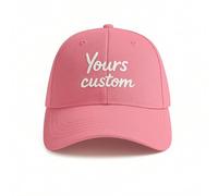 Personalised Baseball Caps with Name Text Logo, Baseball Caps for Mens with Adjustable Buckle,Personalised Caps for Adults and Children,Custom Embroidery Hats for Golf Running Sports Outdoor
