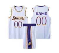 Personalised Basketball Jerseys Set for Men Women Kids-Customised Basketball Tops and Shorts Custom Basketball Kit with Your Name Number Team and Logo Kid Adult Custom Basketball Kit
