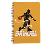 Personalised Basketball Player Any Name Sports Lover Gift for Men, Brother, Father, Boyfriend-Boy Birthday Present Gift idea Notebook A5,Personal Diary, Blank Diary.