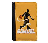 Personalised Basketball Player Any Name Sports Lover Gift for Men, Brother, Father, Boyfriend-Boy Birthday Present Gift idea Passport Holder.