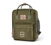 Personalised BEAGLES Originals Backpack - Personalised Travel Backpack featuring the Name of Your Choice, Water-Resistant, Suitable for 15" Laptop, Unisex, 14.5 Litre Capacity, Olive Green