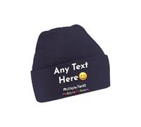 Personalised Beanie Hat Custom Logo Beanie Hats for Men Women 2