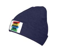 Personalised beanie hat men with Text/Logo/Photo Custom womens hats & caps Winter wooly black skullies & beanies chemo headwear Unisex Gift woolly slouchy knitted cap running hats ladies turbans