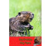 Personalised Beaver Greeting Card (Birthday, Christmas, Any Occasion) - Custom Card for Him or Her Male Female Family Kids Boys Girls any Age