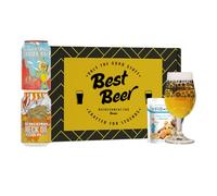 Personalised Beavertown British Craft Beer Gift Set - 2 x 330ml Cans (Gamma Ray & Neck Oil) with Beerhunter Glass & Mr Filberts Snacks | Custom Beer Gift for Him or Her