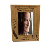 Personalised Because Someone We Love Is In Heaven Wedding Photo Frame (5 x 7 Inch)