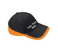Personalised Beechfield Embroidered Teamwear Competition Contrast Cap Sports
