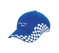 Personalised Beechfield Your Text Embroidered Grand Prix Cap Sports Gym BC159