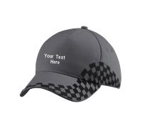 Personalised Beechfield Your Text Embroidered Grand Prix Cap Sports Gym BC159
