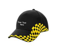 Personalised Beechfield Your Text Embroidered Grand Prix Cap Sports Gym BC159