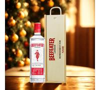 Personalised Beefeater London Dry Gin Gift Set in Wooden Box - 70 eer Hunter