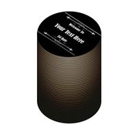 Personalised Beer Mats Pack of 96 - Absorbent Recyclable Round Cardboard Drink Mat Coasters - Accessories for Home Bars Pubs - CO-CARD-RA815-96-R - ADD YOUR TEXT