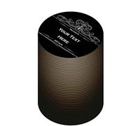 Personalised Beer Mats Pack of 96 - Absorbent Recyclable Round Cardboard Drink Mat Coasters - Accessories for Home Bars Pubs - CO-CARD-DI016-BLACK-R-96 - ADD YOUR TEXT