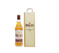 Personalised Bells Blended Scotch Whisky Gift Set In Wooden Box - 40% ABV (70cl)